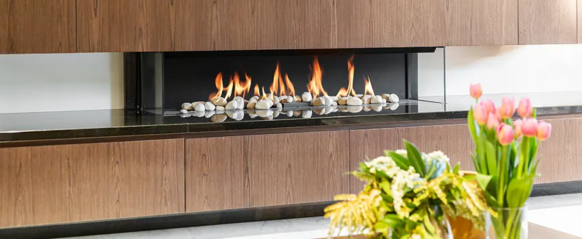 Double-height Fireplace Design Refurbishment in West Melbourne, Florida