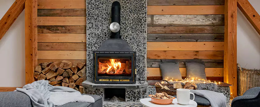 Thelin Hearth Products Direct Vent Gas Stove Fireplace Inspection in West Melbourne, Florida